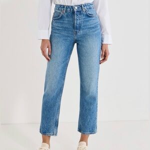 Reformation Cynthia High Rise Straight Cropped Jeans
